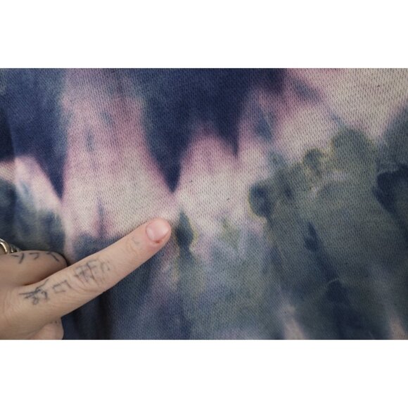 Vtg Y2K Nike Volleyball Womens Medium Spell Out Acid Wash Crewneck Sweatshirt - Picture 7 of 13